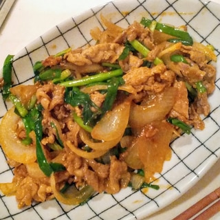 ラーメン屋のおつまみ！ニラと豚肉炒め